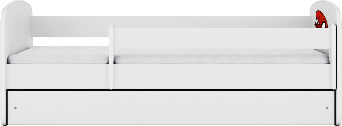 KINDER-/JUNIORBETT - Birkefarben/Weiß, MODERN, Holz/Holzwerkstoff (80/160cm) - MID.YOU