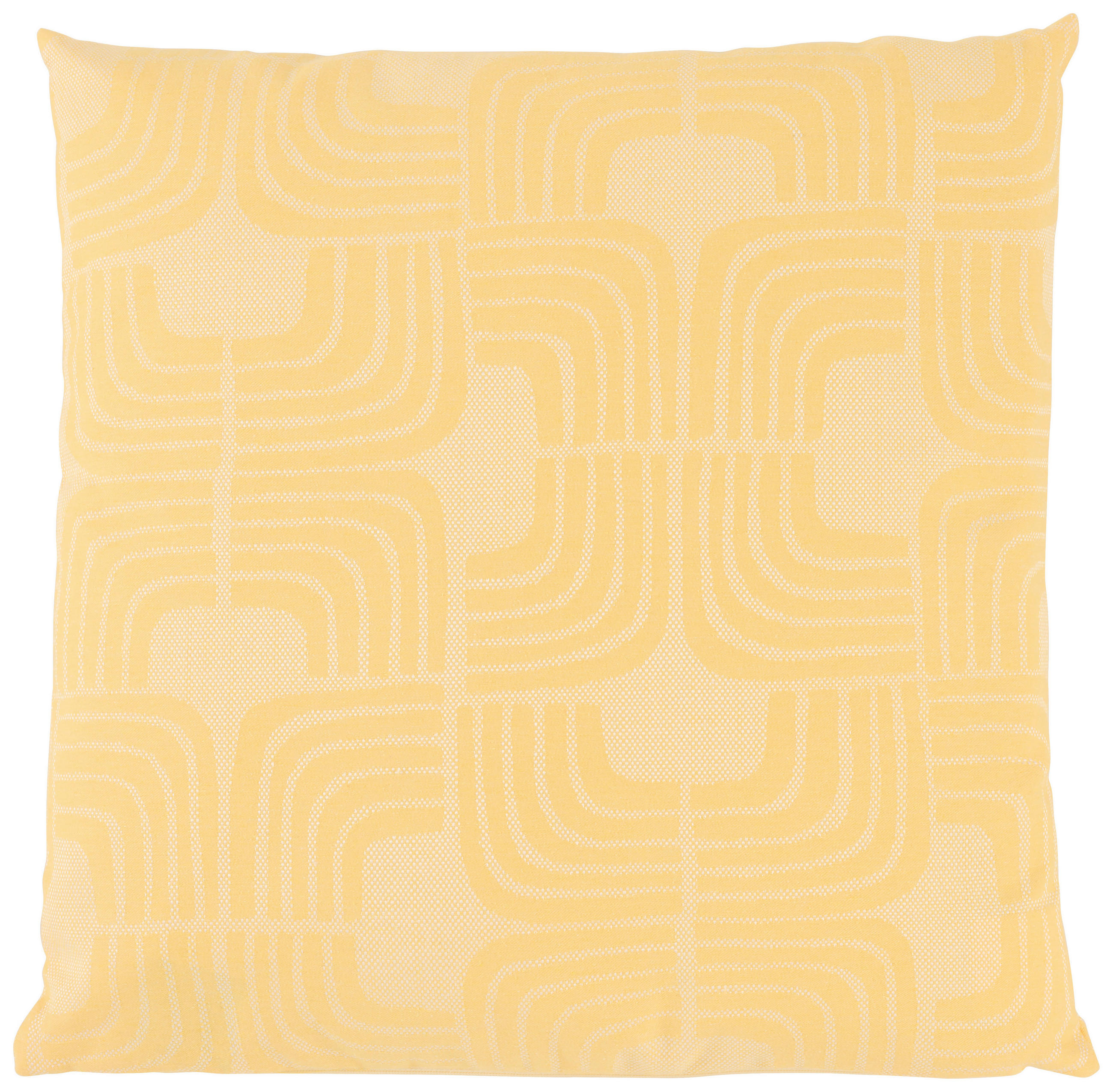 ZIERKISSEN    - Gelb, Basics, Textil (45/45/10cm) - Novel