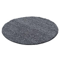 HOCHFLORTEPPICH 120 cm Life 1500 Grau rund  - Grau, KONVENTIONELL, Textil (120cm) - Ayyildiz 
