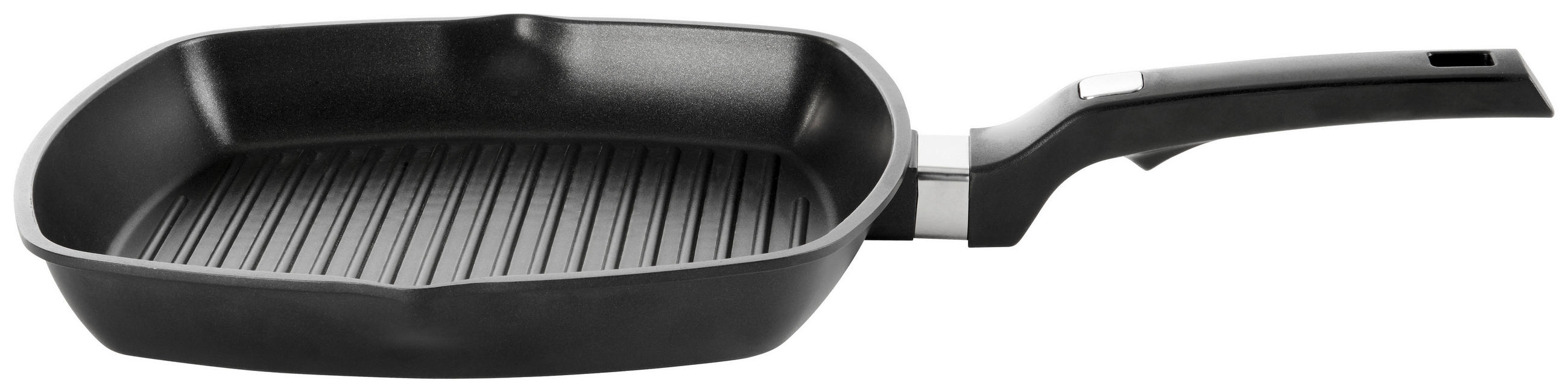 Homeware Profession. Grillpfanne Perfect Cooking Schwarz, Edelstahl 28x28 cm