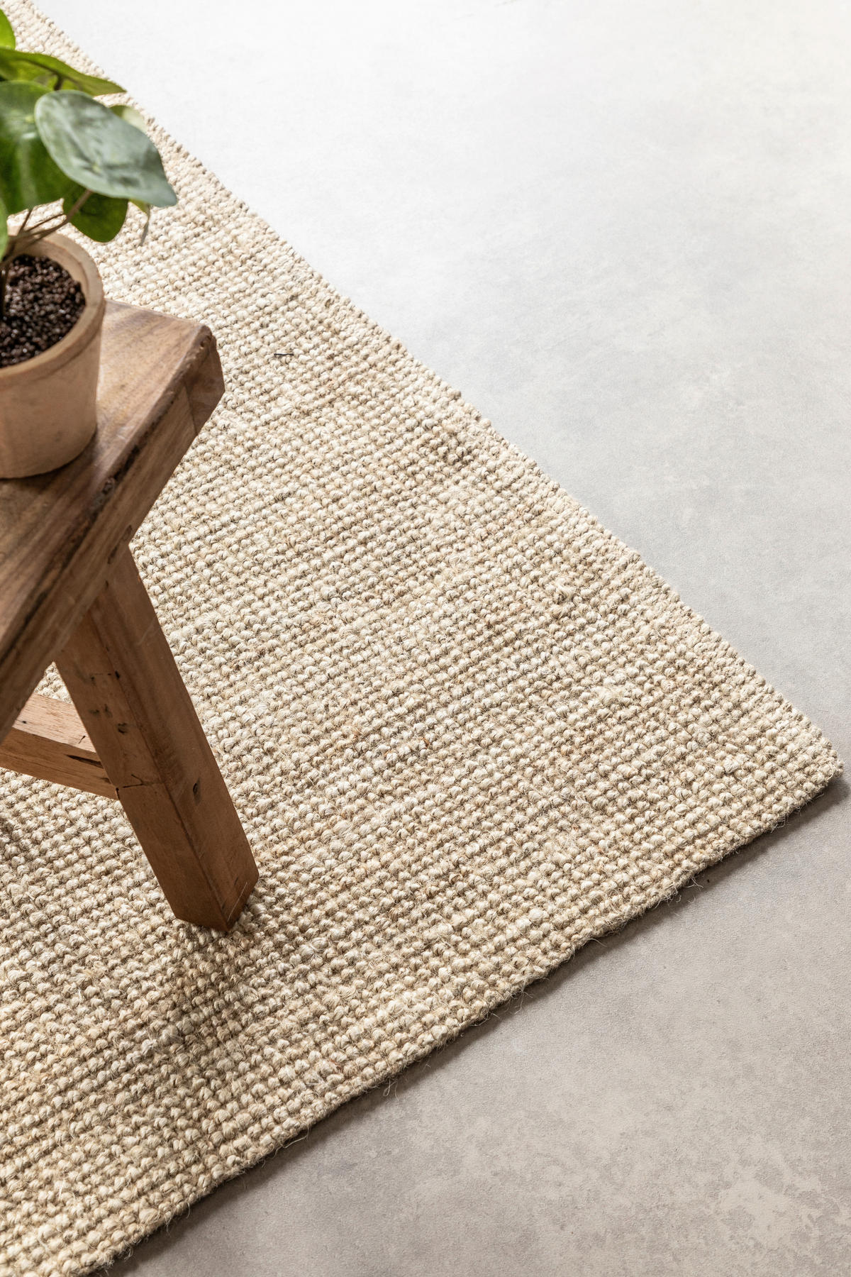 JUTETEPPICH 80/150 cm Bouclé Champagner  - Champagner, Basics, Textil (80/150cm) - Linea Natura