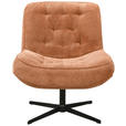 SESSEL in Struktur Rosa  - Schwarz/Rosa, Design, Holz/Textil (71/83/79cm) - Carryhome