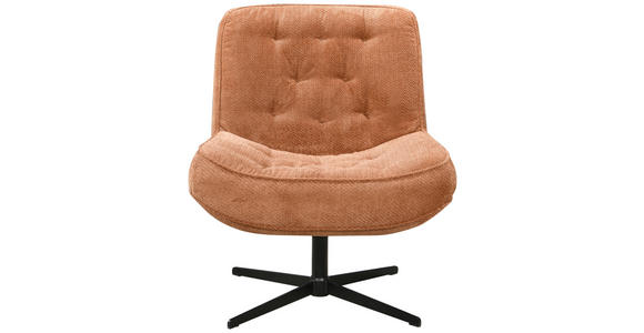 SESSEL in Struktur Rosa  - Schwarz/Rosa, Design, Holz/Textil (71/83/79cm) - Carryhome