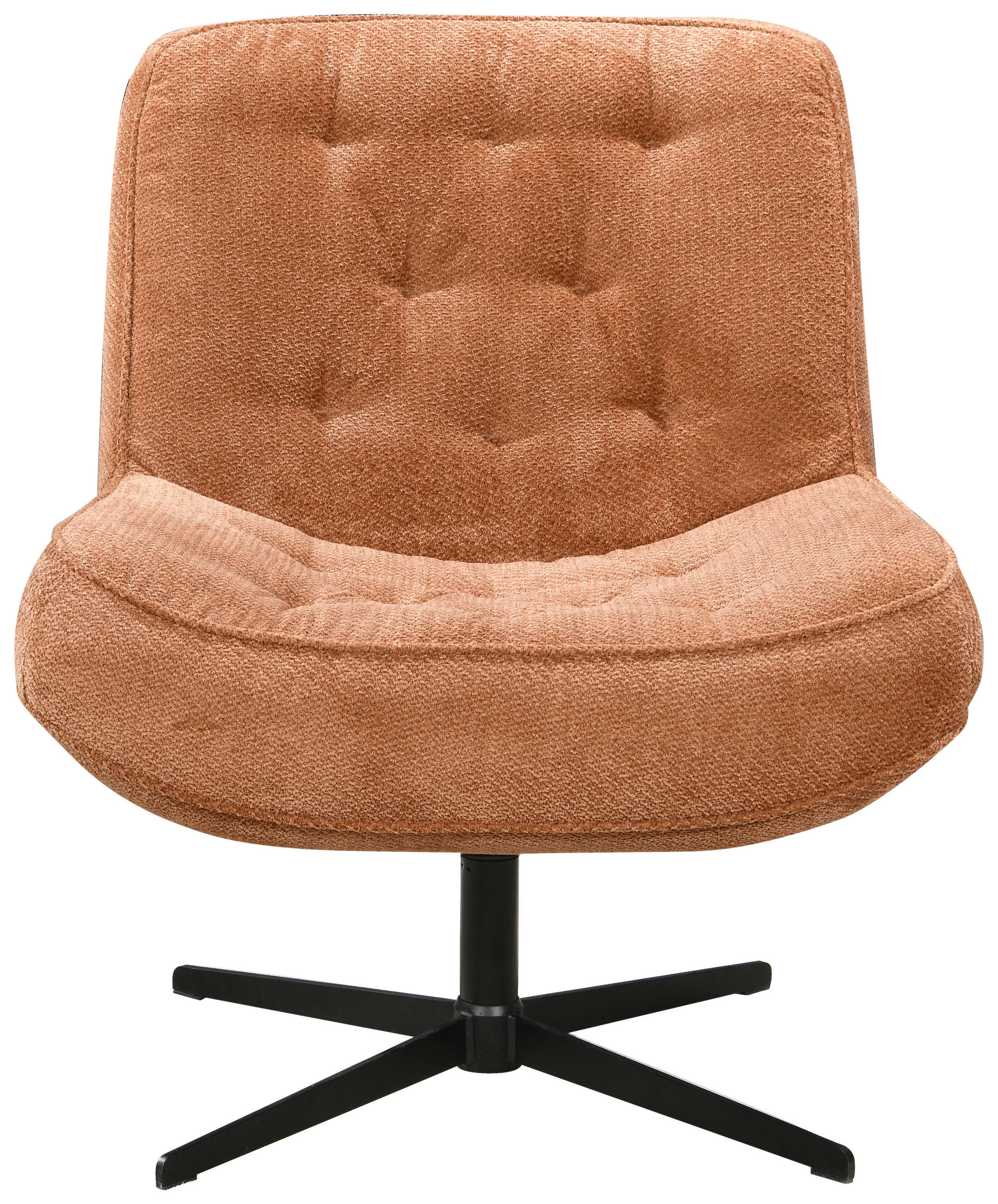 SESSEL in Struktur Rosa  - Schwarz/Rosa, Design, Holz/Textil (71/83/79cm) - Carryhome