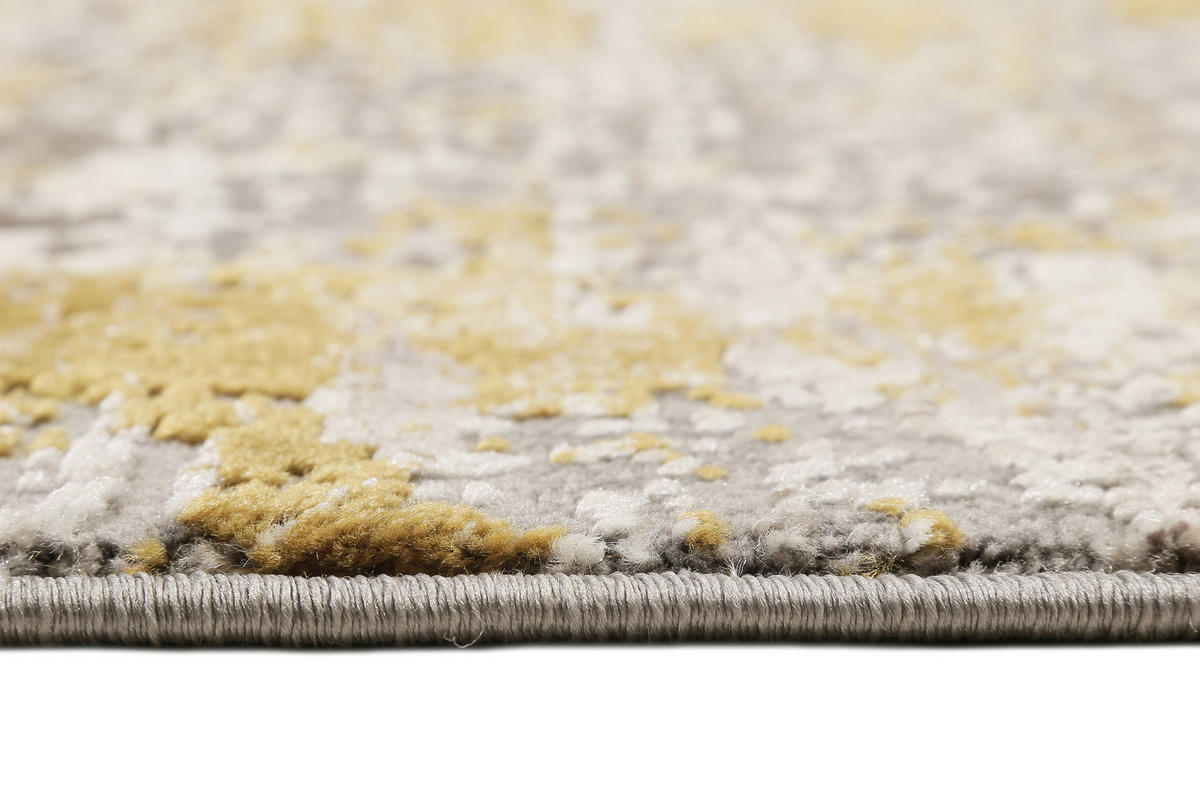 WEBTEPPICH 133/200 cm Vintage Feels  - Dunkelgrau/Goldfarben, Design, Textil (133/200cm) - Esprit