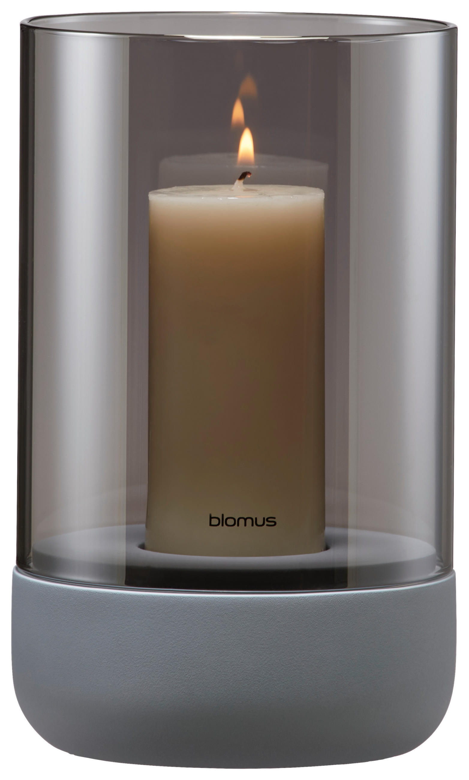 WINDLICHT  - Dunkelgrau, Glas (12/20cm) - Blomus