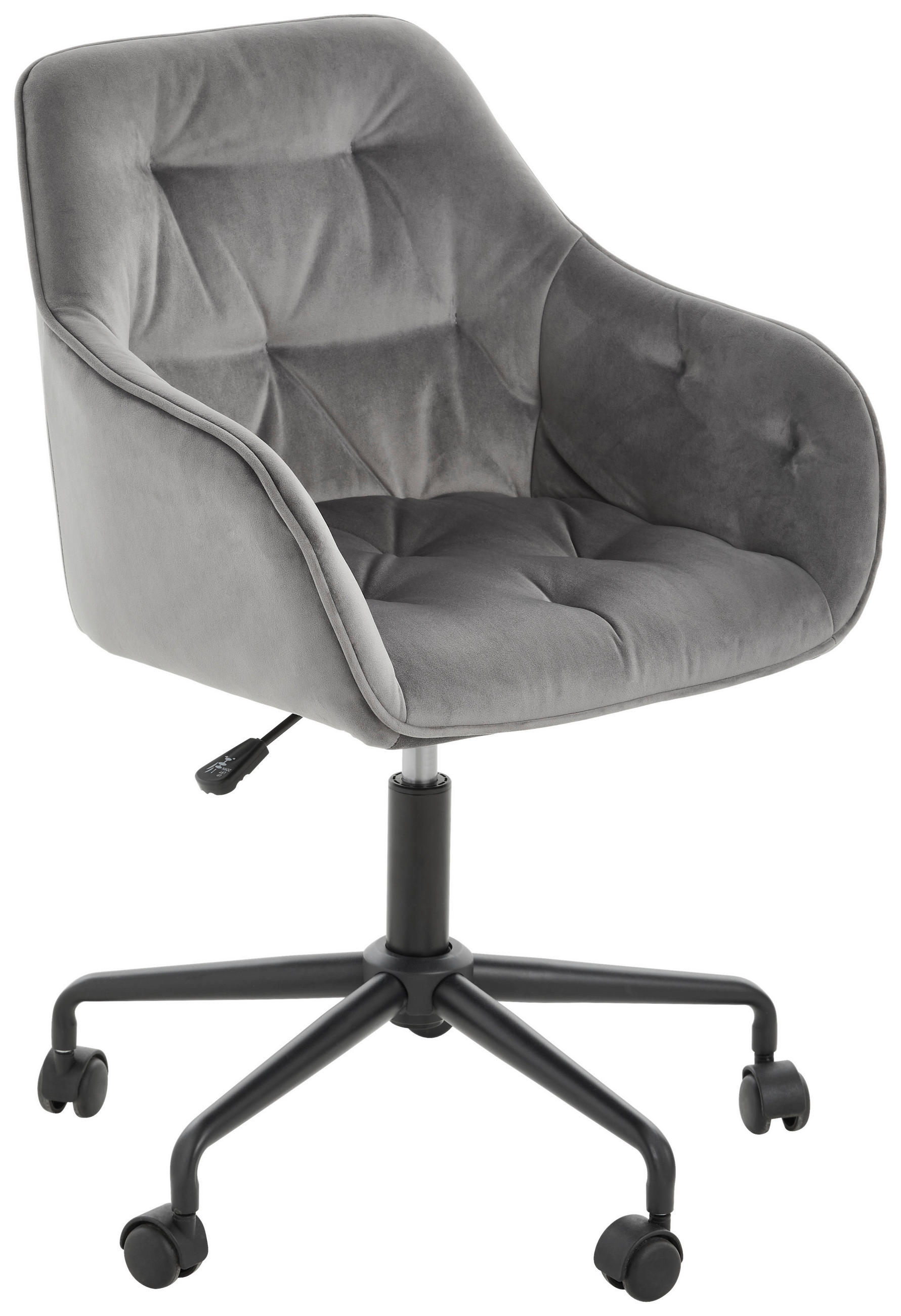 Carryhome Drehstuhl Schwarz, Dunkelgrau 59x92x58.5 cm