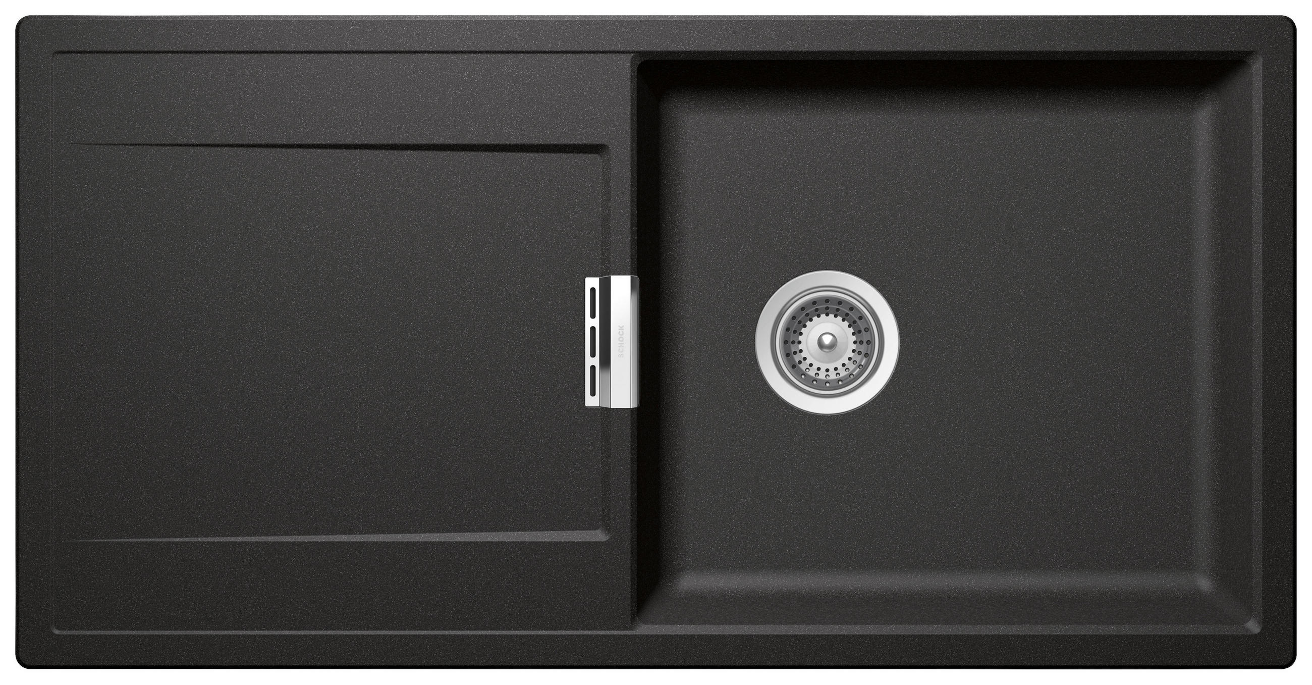 SPÜLE MONO D-100L-A / MOND100LASTO  - Graphitfarben, Basics, Stein (100/51cm) - Schock