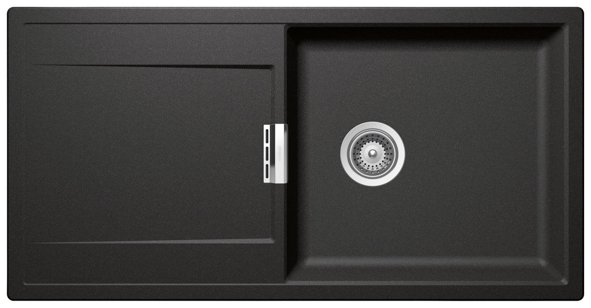 SPÜLE MONO D-100L-A / MOND100LASTO  - Graphitfarben, Basics, Stein (100/51cm) - Schock