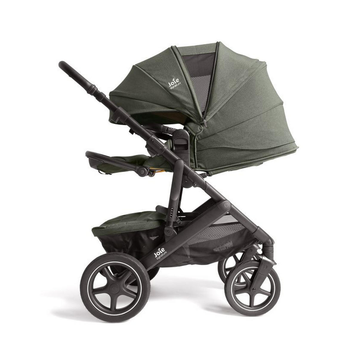 KINDERWAGENSET Vinca 4in1  - Schwarz/Olivgrün, Basics, Metall (65/109/97cm) - JOIE SIGNATURE