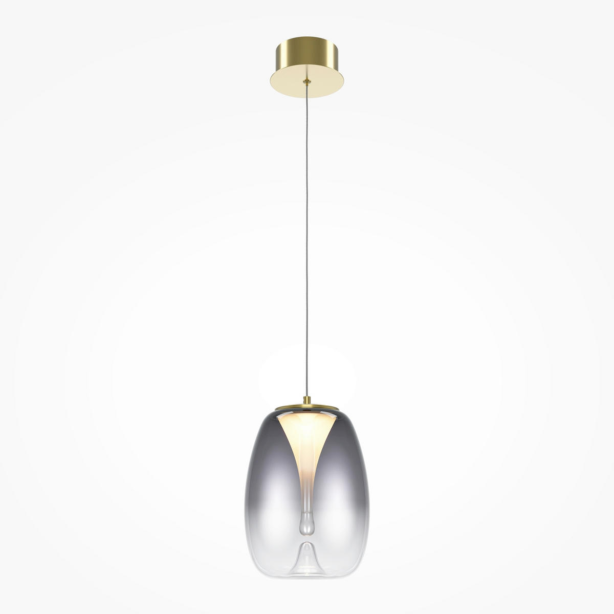PENDELLEUCHTE 20/20/333,1 cm    - Goldfarben, Design, Metall (20/20/333,1cm) - MAYTONI