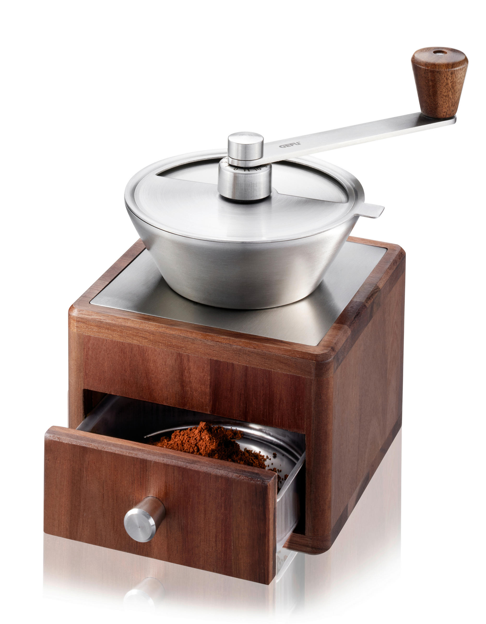 KAFFEEMÜHLE GIRO  - Basics, Holz/Keramik (18,5/12/17,8cm) - Gefu