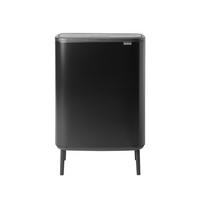 KOŠ ZA SMETI - črna, Basics, umetna masa (54.5/81.5/31.2cm) - Brabantia