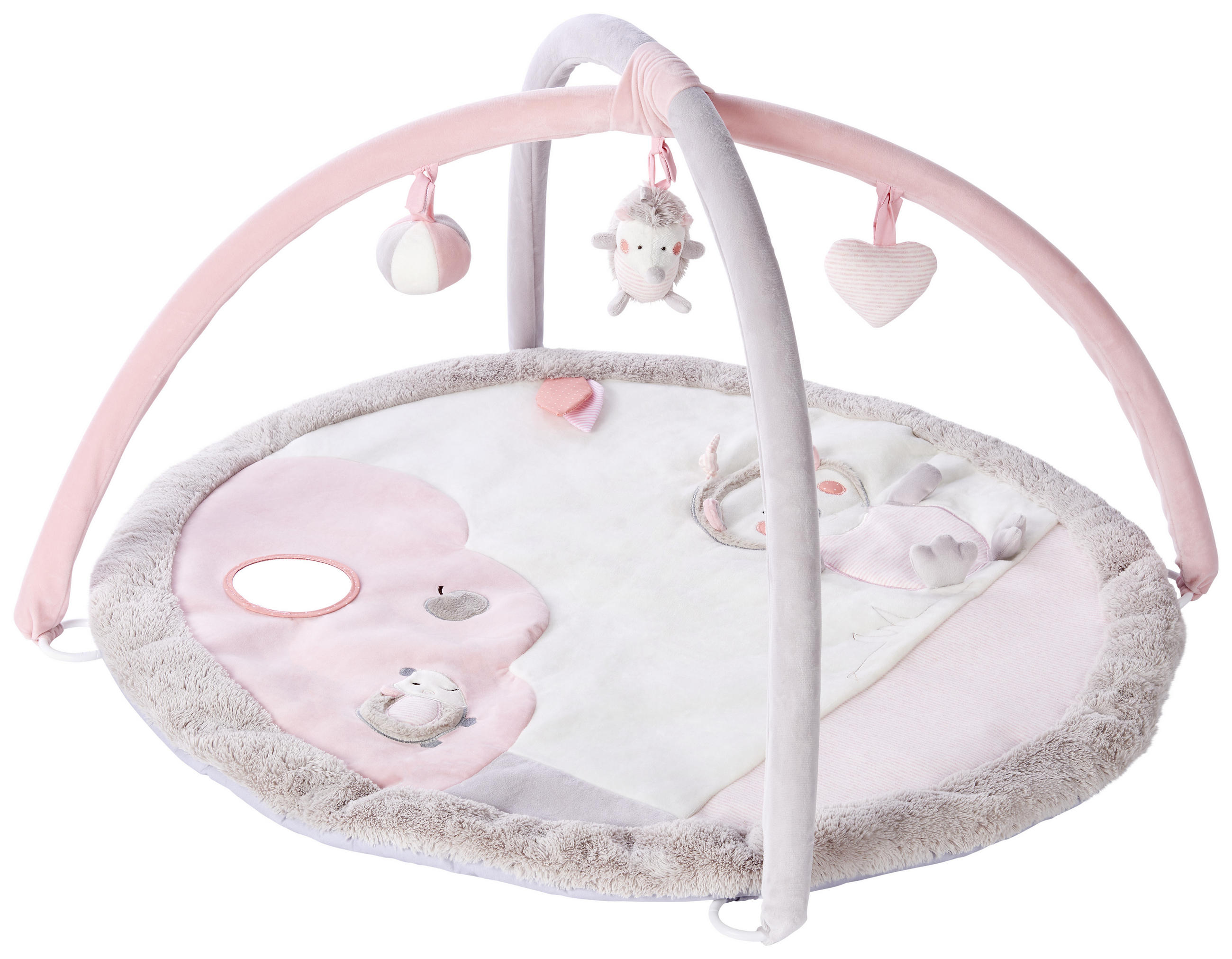BABYGYM - grå/rosa, Basics, textil (85cm) - Patinio