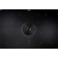 KOCHFELD-DUNSTABZUG-KOMBI Puru  - Schwarz, Basics, Glas/Metall (76/51,5cm) - Bora