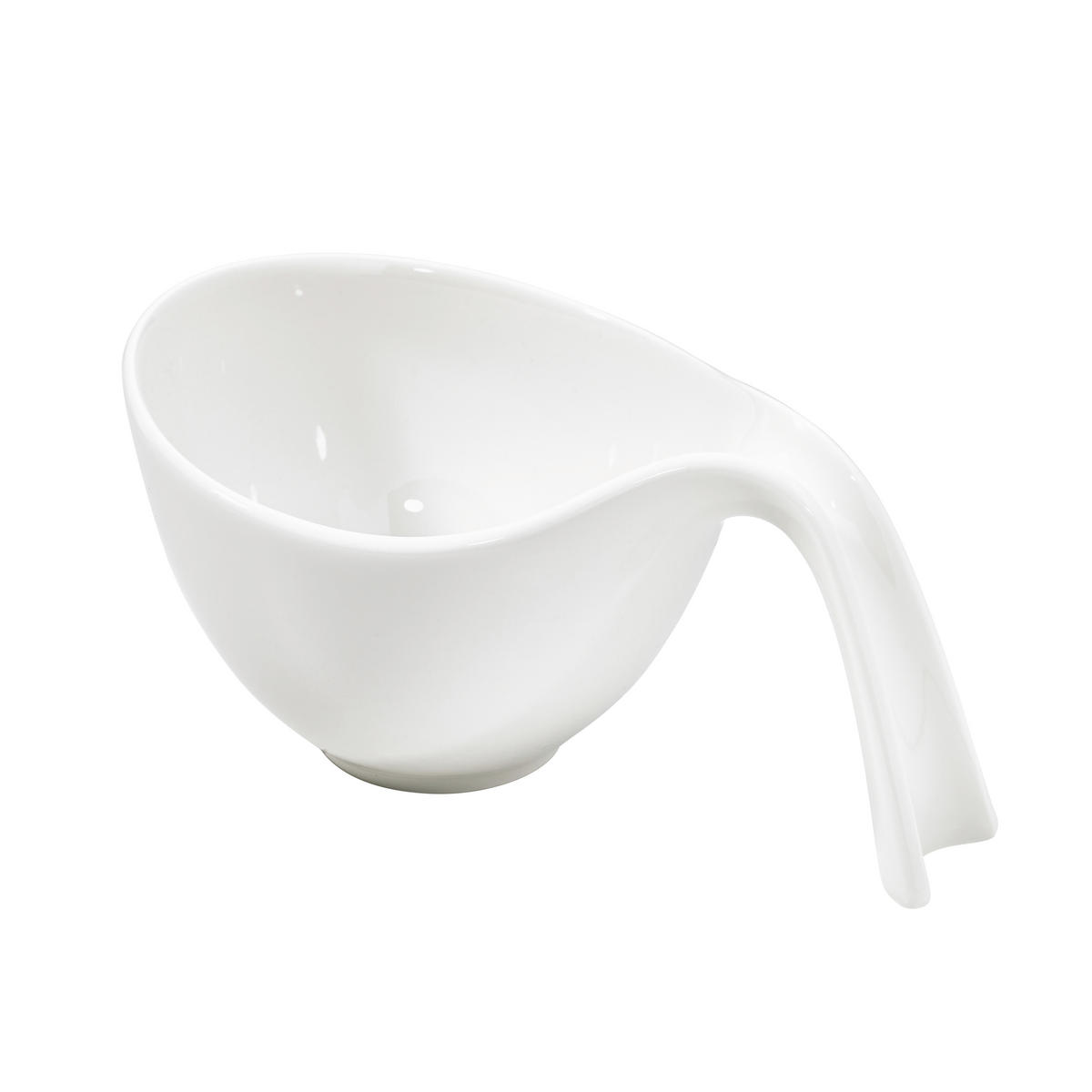 SKLEDA Z ROČAJEM FLOW  Flow  keramika     0,45 l     - bela, Konvencionalno, keramika (0,45l) - Villeroy & Boch
