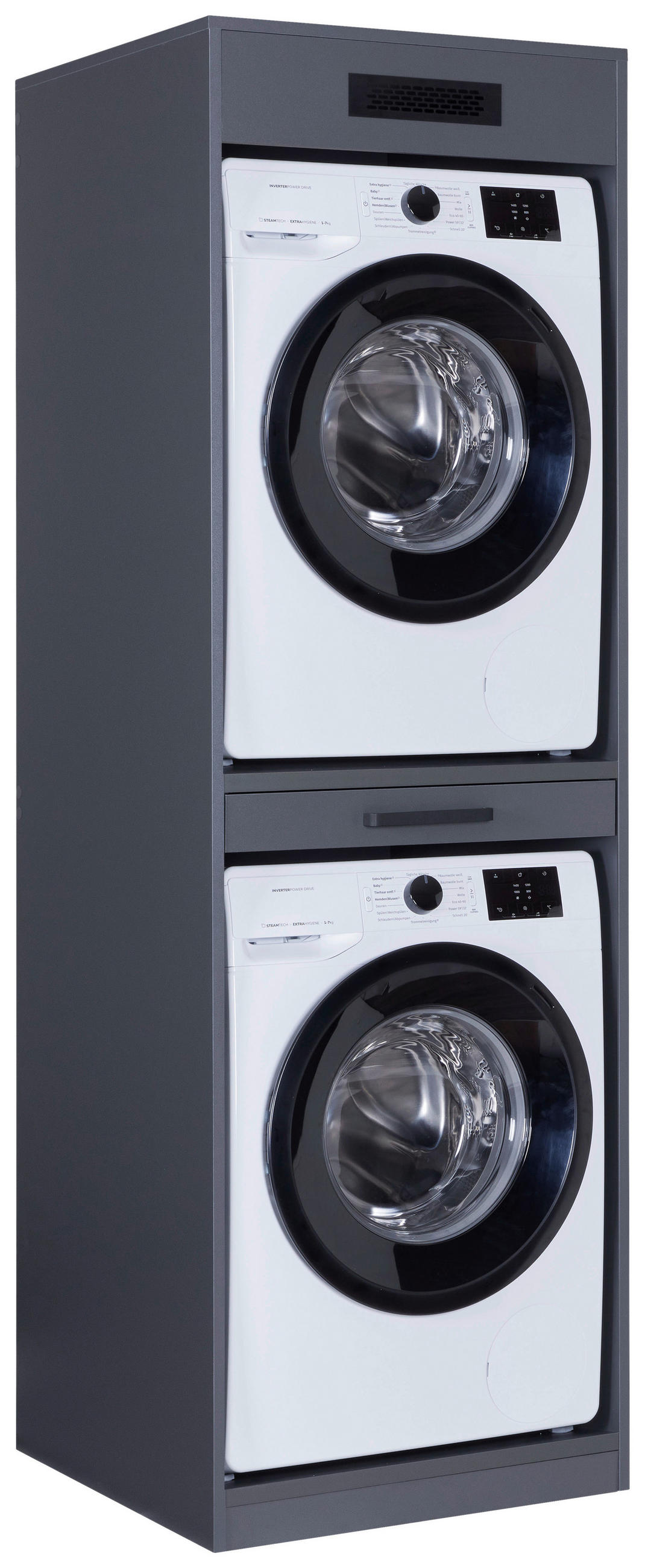 HAUSWIRTSCHAFTSRAUM 335/208/68 cm  in Anthrazit  - Anthrazit, MODERN, Holzwerkstoff (335/208/68cm) - home24