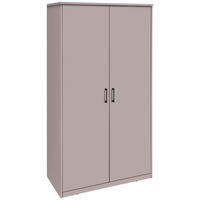 DREHTÜRENSCHRANK 106/194/54 cm,  in Kaschmir, 2 Tür(en)  - Kaschmir/Schwarz, Basics, Holzwerkstoff/Metall (106/194/54cm) - Xora