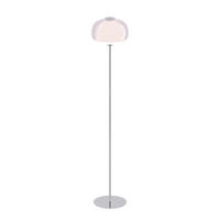 STEHLEUCHTE Belomontejo 22/160 cm  - Rosa/Weiß, Design, Glas/Metall (22/160cm) - Eglo