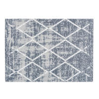 FUßMATTE  50/70 cm  Weiß, Hellgrau  - Hellgrau/Weiß, Design, Textil (50/70cm) - Esposa