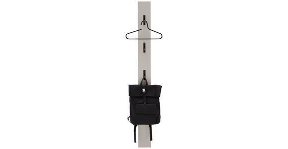 GARDEROBENPANEEL in 15/170/3 cm - Kaschmir/Schwarz, Design, Holzwerkstoff (15/170/3cm) - Voleo