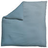BETTDECKENBEZUG Woven Satin Fade Makosatin 240/220 cm  - Blau/Hellgrau, Basics, Textil (240/220cm) - Schlafgut