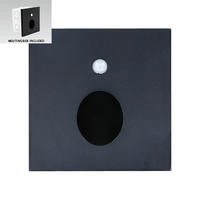 SPOTLÁMPA - fekete, Basics, műanyag (8.7/8.7/7cm)