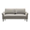 3-SITS SOFFA i vävt tyg mörkgrå  - mörkgrå/svart, Modern, trä/textil (183/85/92cm) - MID.YOU