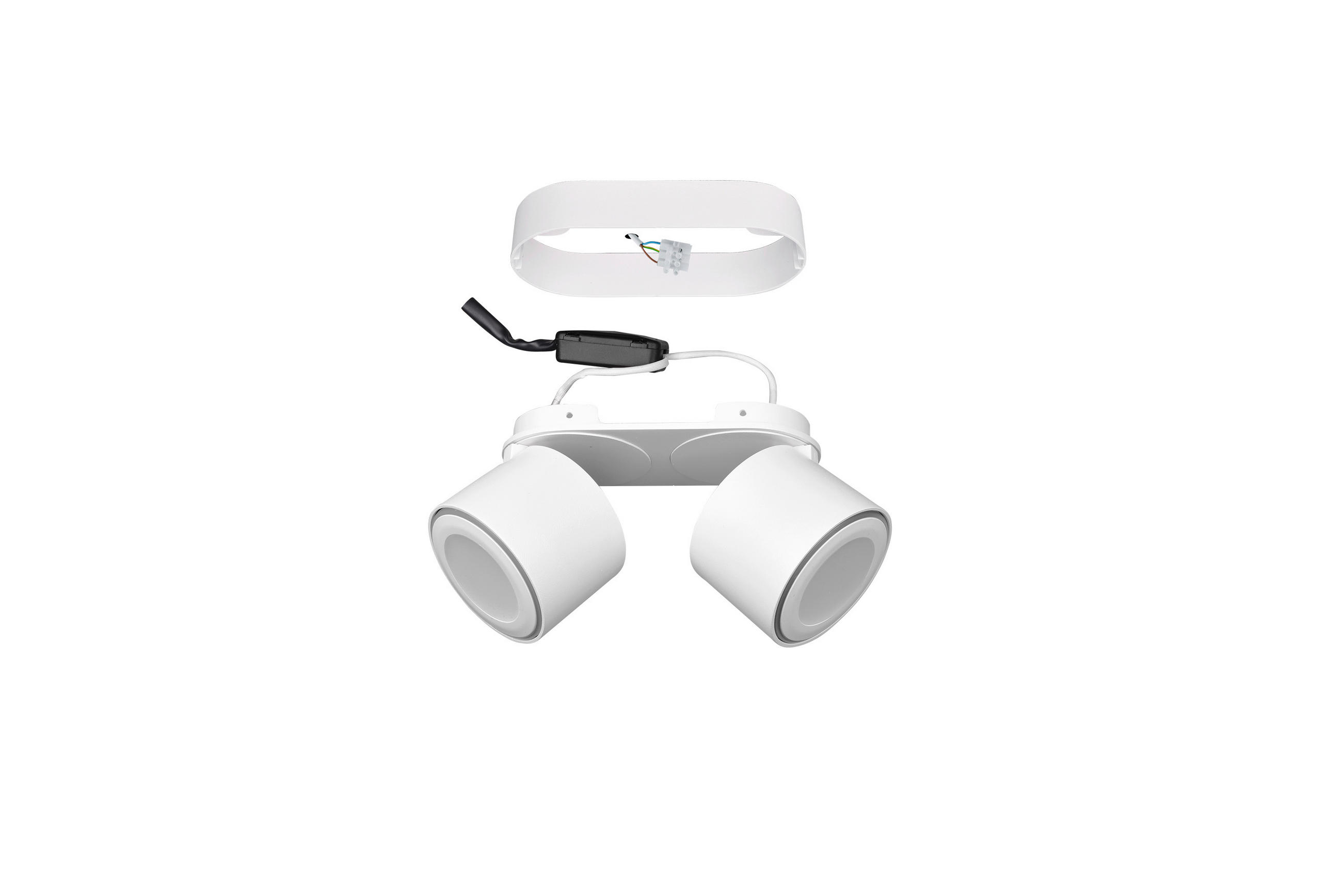 LED-SPOT TAURUS   - vit, Basics, metall (18/10,6/8,7cm) - Trio Leuchten