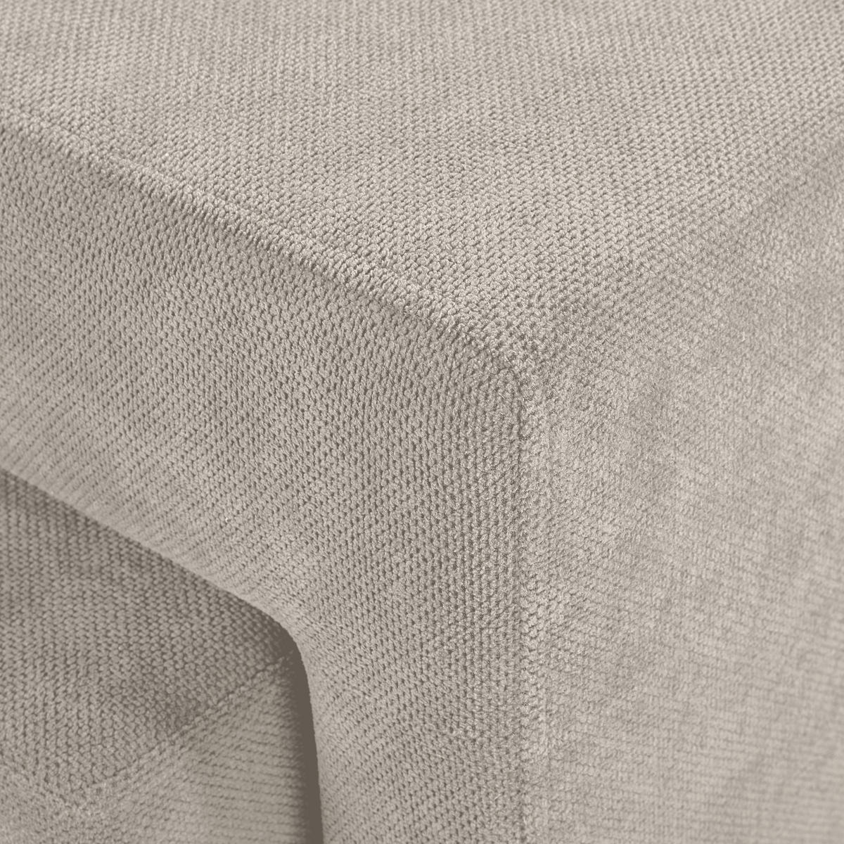 ECKSOFA Beige Webstoff  - Beige/Schwarz, KONVENTIONELL, Holz/Textil (283/244cm) - Carryhome