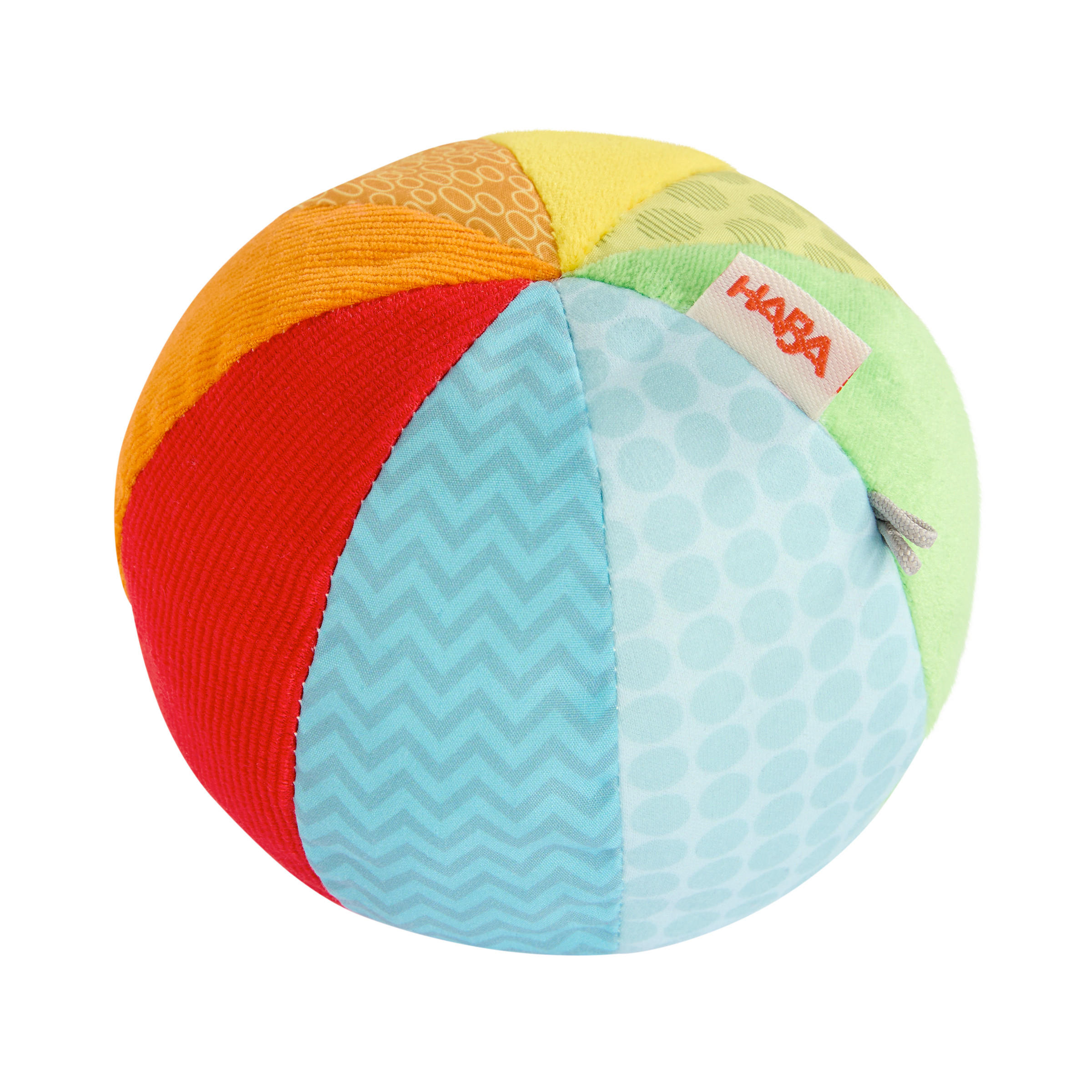 STOFFBALL Entdeckerball  - Multicolor, Basics, Textil (11cm) - Haba