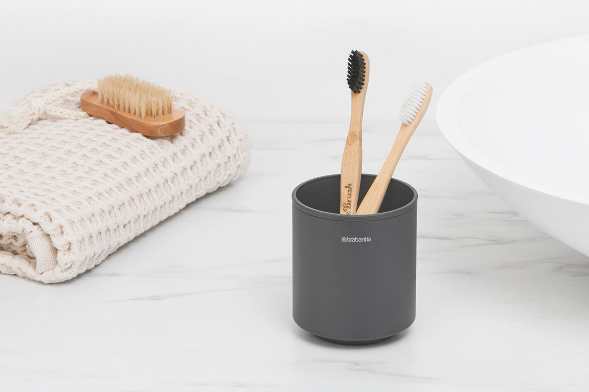 KUPAONSKA ČAŠA  siva  metal, plastika  MINDSET  - siva, Basics, metal/plastika (8.1/9.4/8.1cm) - Brabantia
