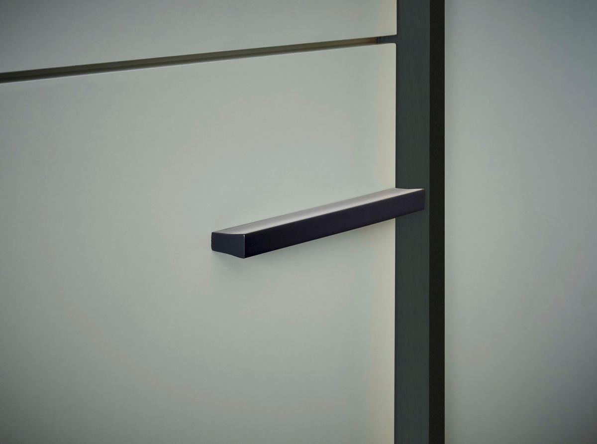 HOCHSCHRANK 35/194/33 cm  - Schwarz/Grün, LIFESTYLE, Holzwerkstoff/Kunststoff (35/194/33cm) - home24