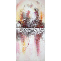OLAJFESTMÉNY 40/85 cm  - színes, Design, faalapú anyag/textil (40/85cm) - Monee