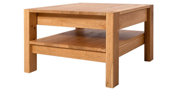 COUCHTISCH in Holz 70/70/47,5 cm  - Wildeiche, KONVENTIONELL, Holz (70/70/47,5cm) - Linea Natura