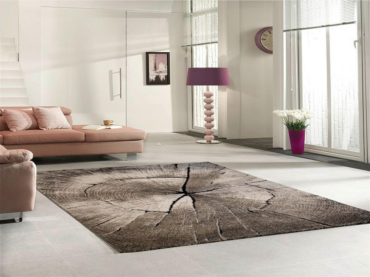 WEBTEPPICH 160/230 cm Ibiza Graubraun  - Graubraun, KONVENTIONELL, Textil (160/230cm) - Novel