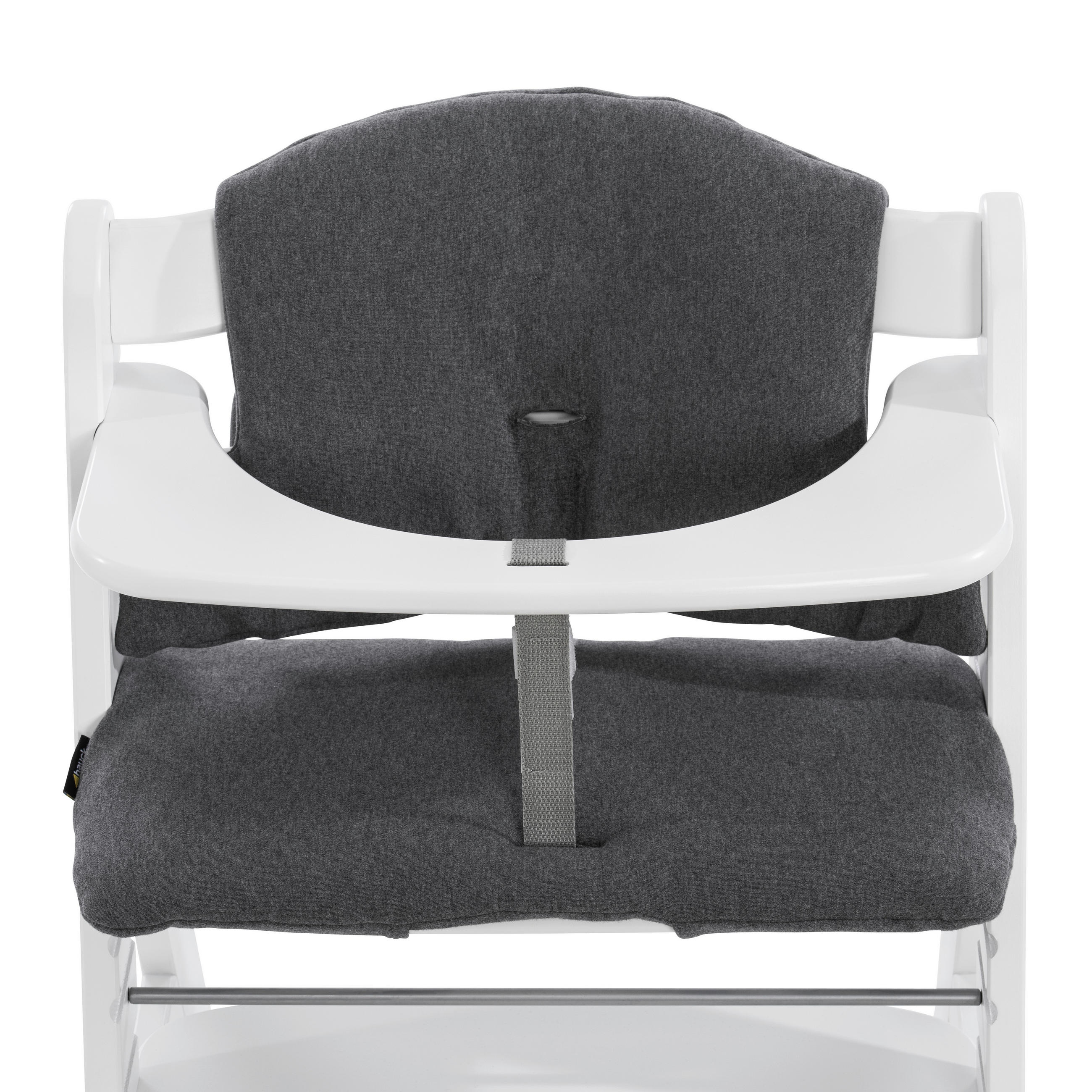 HOCHSTUHLEINLAGE HIGHCHAIR PAD  - Grau, Basics, Textil (44/24cm) - Hauck