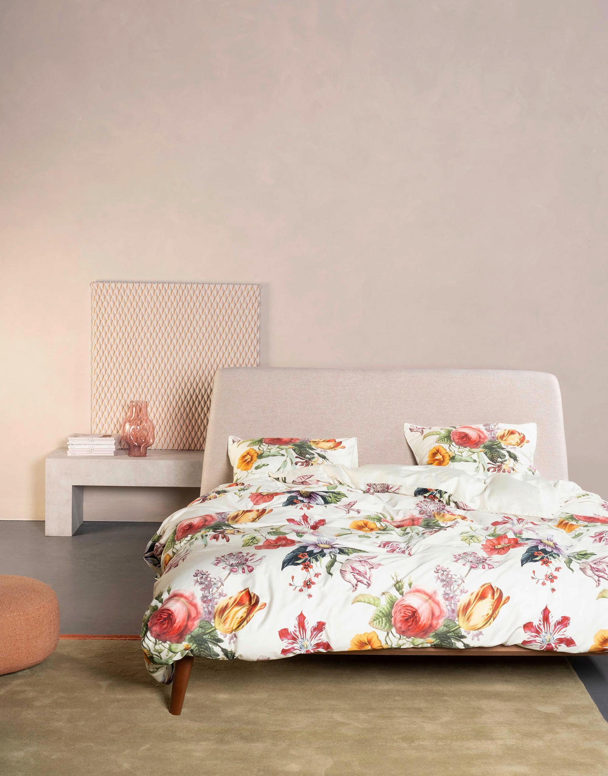 BETTWÄSCHE Florea Satin 135/200 cm  - Creme, KONVENTIONELL, Textil (135/200cm) - Essenza