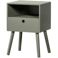 NACHTSCHRANK 36/53/30 cm  - Grün, Basics, Holzwerkstoff/Metall (36/53/30cm) - MID.YOU