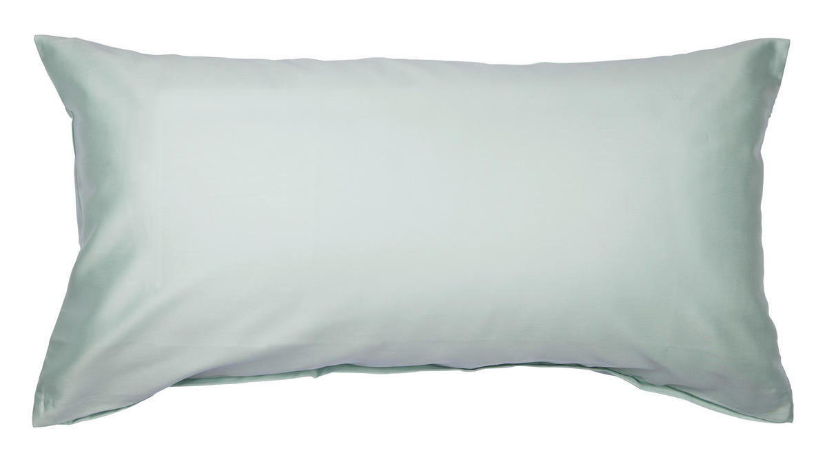 KOPFKISSENBEZUG Giacomo 40/80 cm  - Jadegrün, Basics, Textil (40/80cm) - Janine