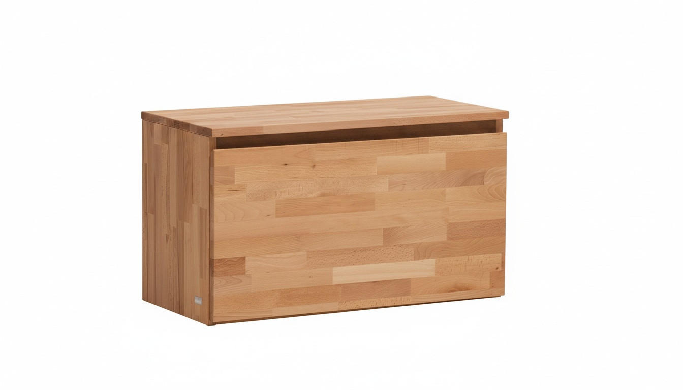 GARDEROBENBANK  in 80/46/39 cm  - Kernbuche, Natur, Holz (80/46/39cm) - Linea Natura