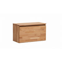 GARDEROBENBANK  in 80/46/39 cm  - Kernbuche, Natur, Holz (80/46/39cm) - Linea Natura