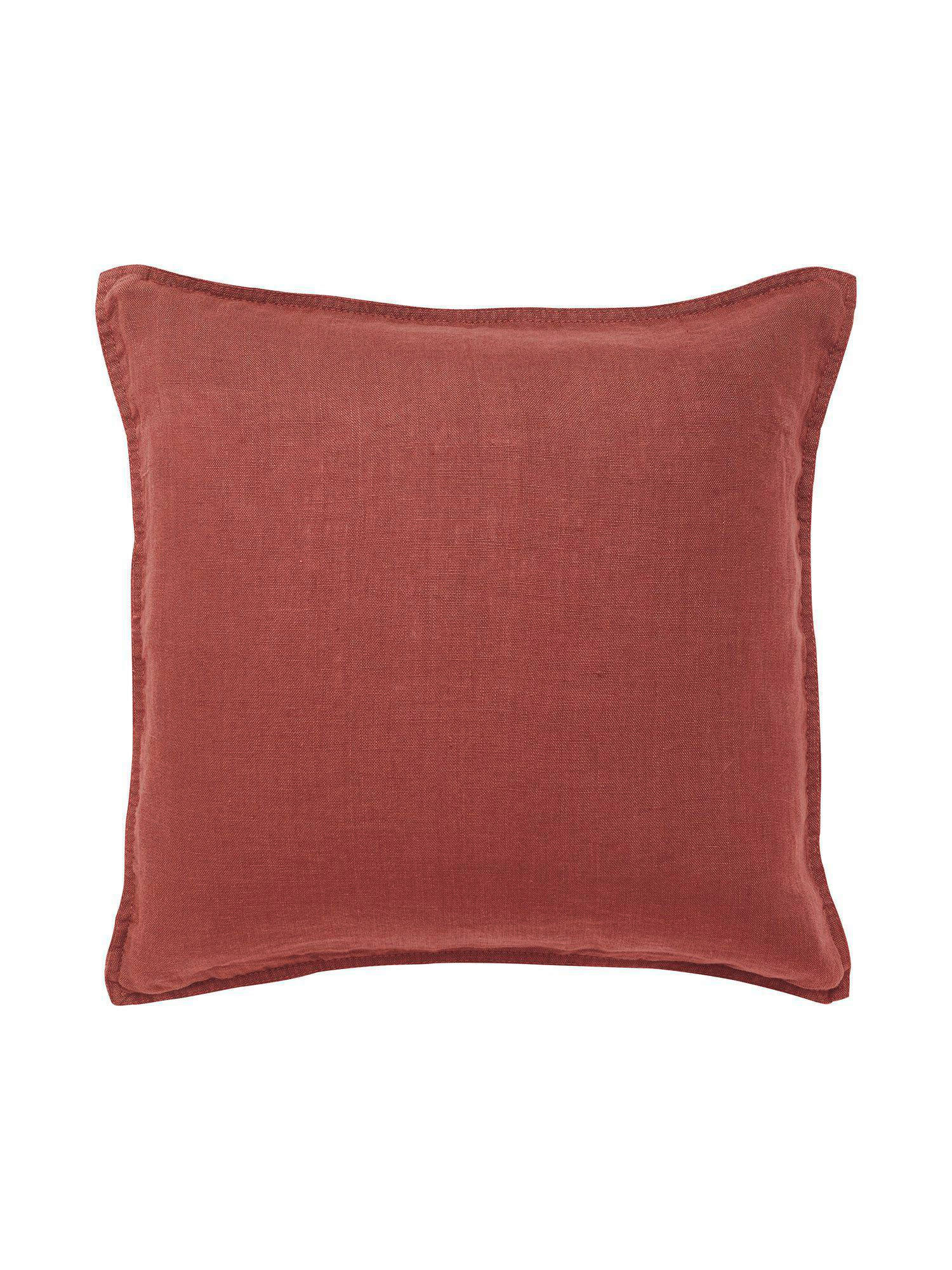 KISSENHÜLLE Julie 45/45 cm  - Cognac, Basics, Textil (45/45cm)