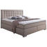 BOXSPRINGBETT Lederlook 180/200 cm INKL. Matratze - Chromfarben/Schlammfarben, Design, Textil/Metall (180/200cm) - Xora BOXSPRINGBETT Lederlook 180/200 cm INKL. Matratze - Chromfarben/Schlammfarben, Design, Textil/Metall (180/200cm) - Xora