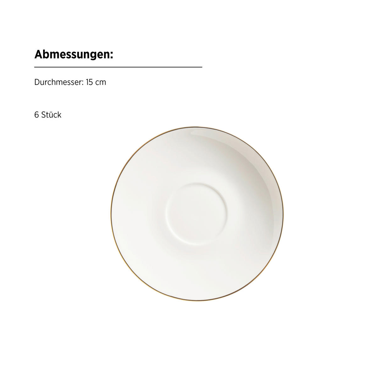 KAFFEESERVICE Weiß FELISE 18-teilig  - Weiß, Basics, Keramik - Mäser