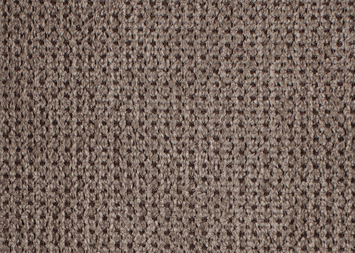 ECKSOFA in Chenille Braun  - Chromfarben/Braun, Design, Textil/Metall (310/260cm) - Beldomo Speed