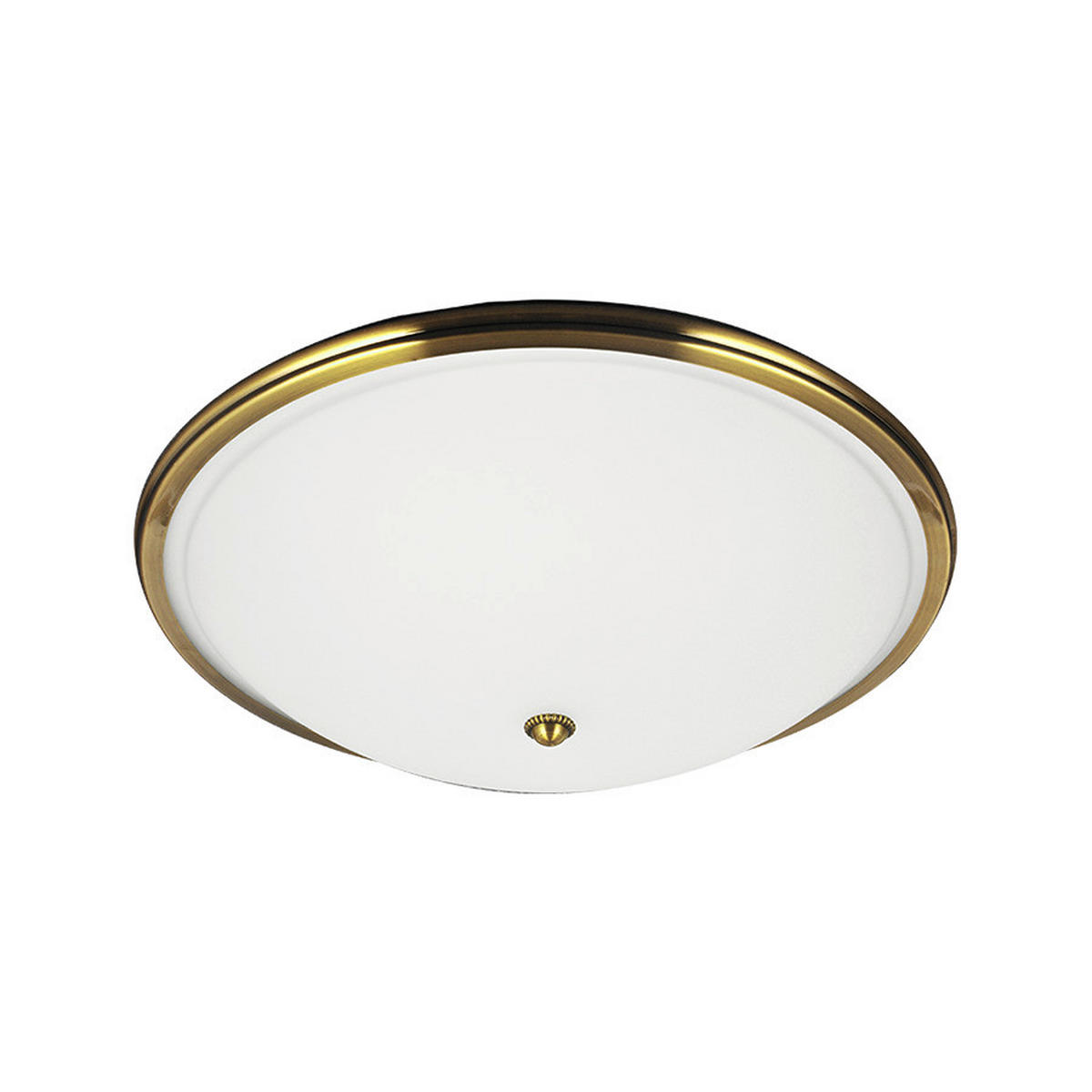 LED MENNYEZETI LÁMPA - arany/fehér, Basics, Üveg/fém (40cm)