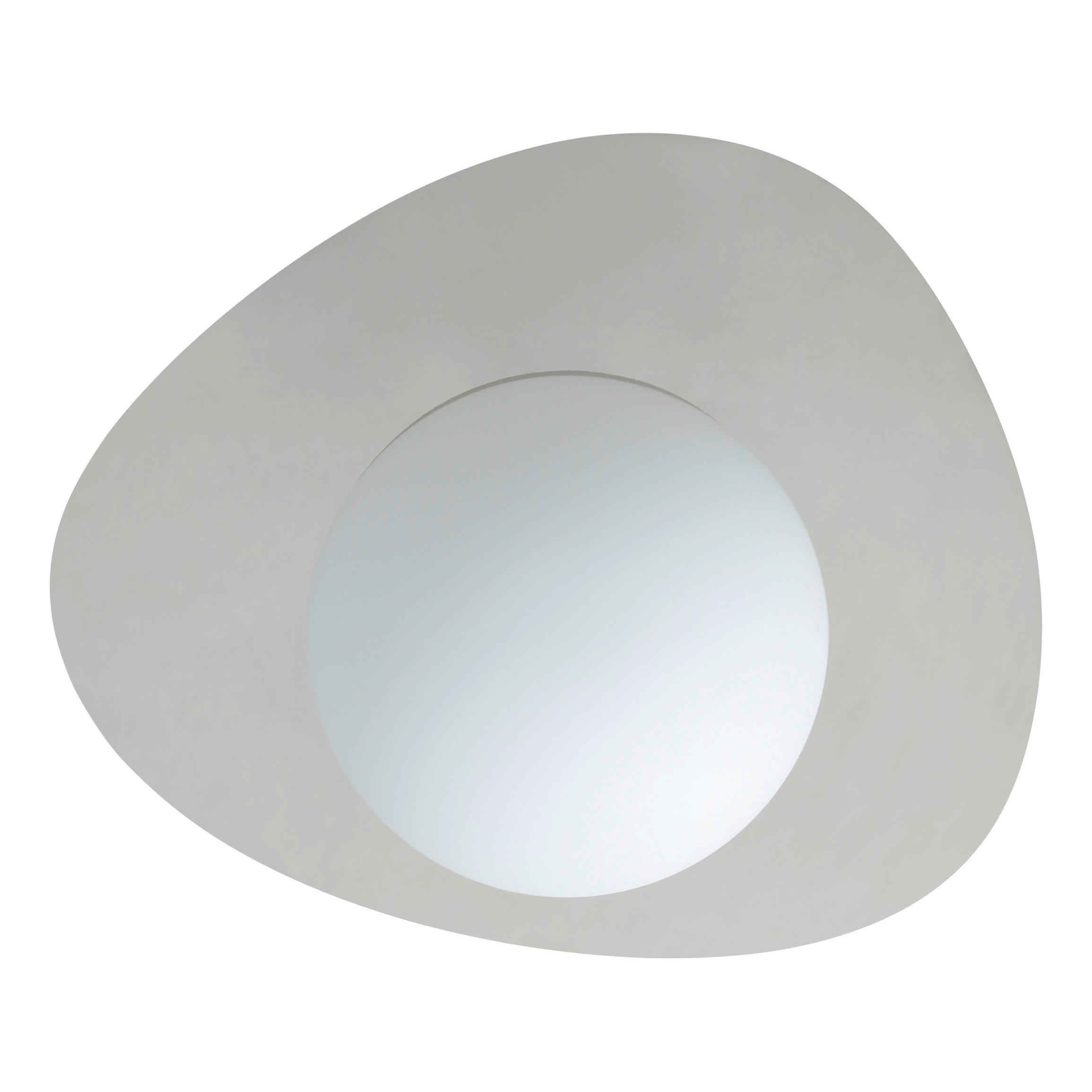 BADEZIMMER-WANDLEUCHTE CASTROVIDO 23,5/21,5/15,5 cm   - Chromfarben/Weiß, KONVENTIONELL, Glas/Metall (23,5/21,5/15,5cm) - Eglo