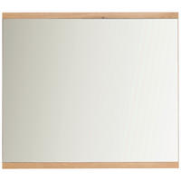 ZIDNO OGLEDALO  85/75/2 cm     - boja hrasta, Dizajnerski, staklo/pločasti materijal (85/75/2cm) - Xora