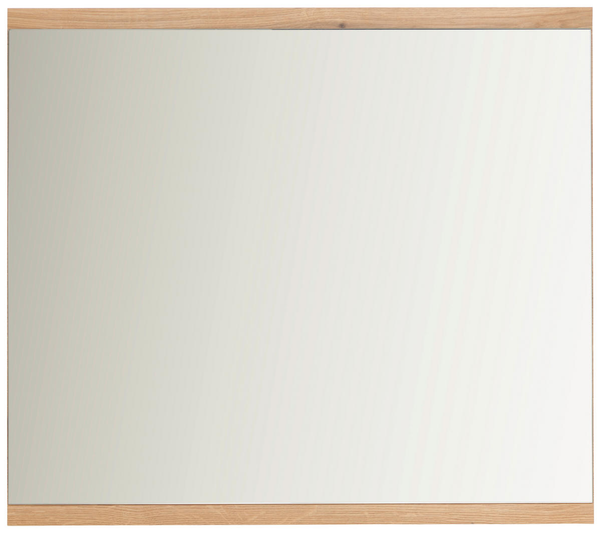 ZIDNO OGLEDALO  85/75/2 cm     - boja hrasta, Dizajnerski, staklo/pločasti materijal (85/75/2cm) - Xora